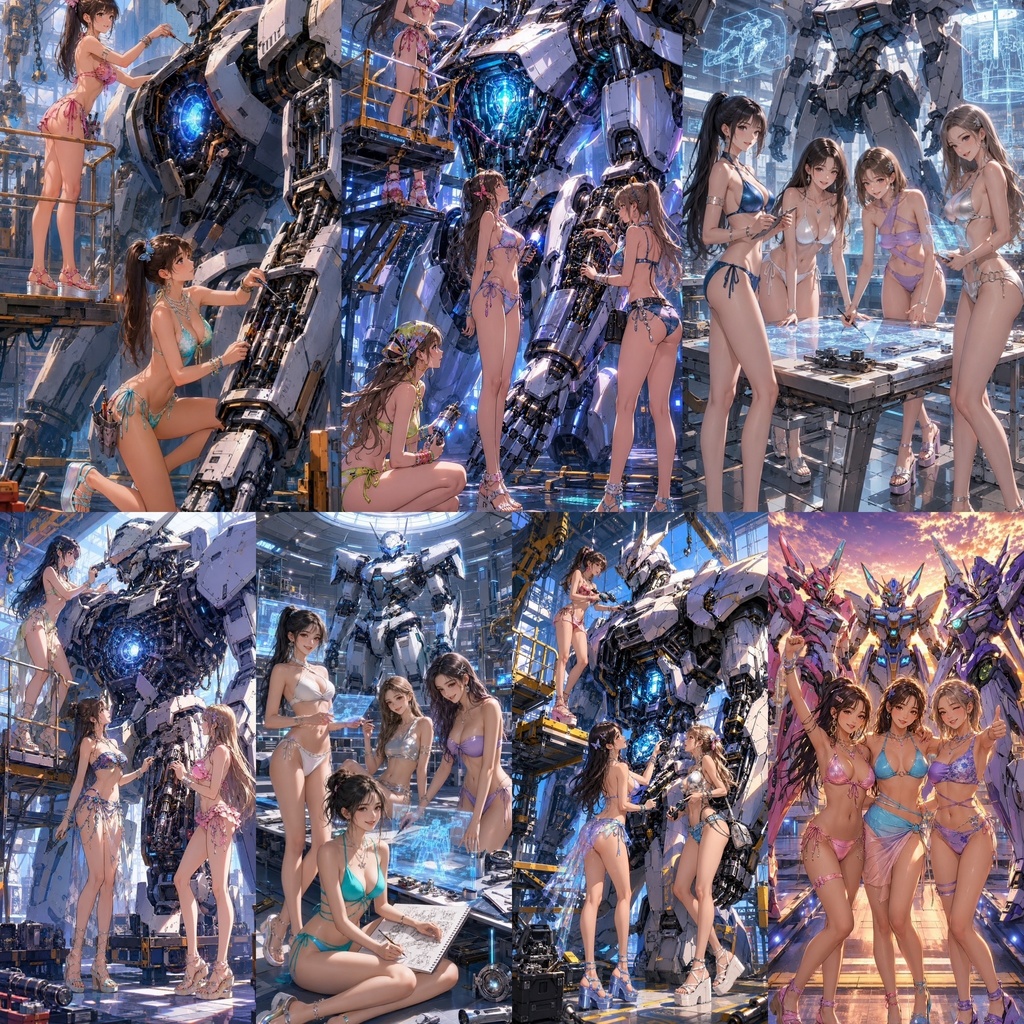 AI Robot Girls Collection Vol.19-1 Future Mecha Fantasy Edition