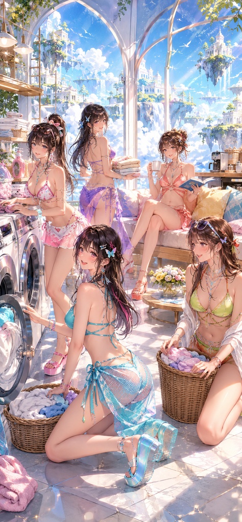 AI Fantasy Laundry Girls Collection Vol.20  Fantasy Laundry Resort Edition