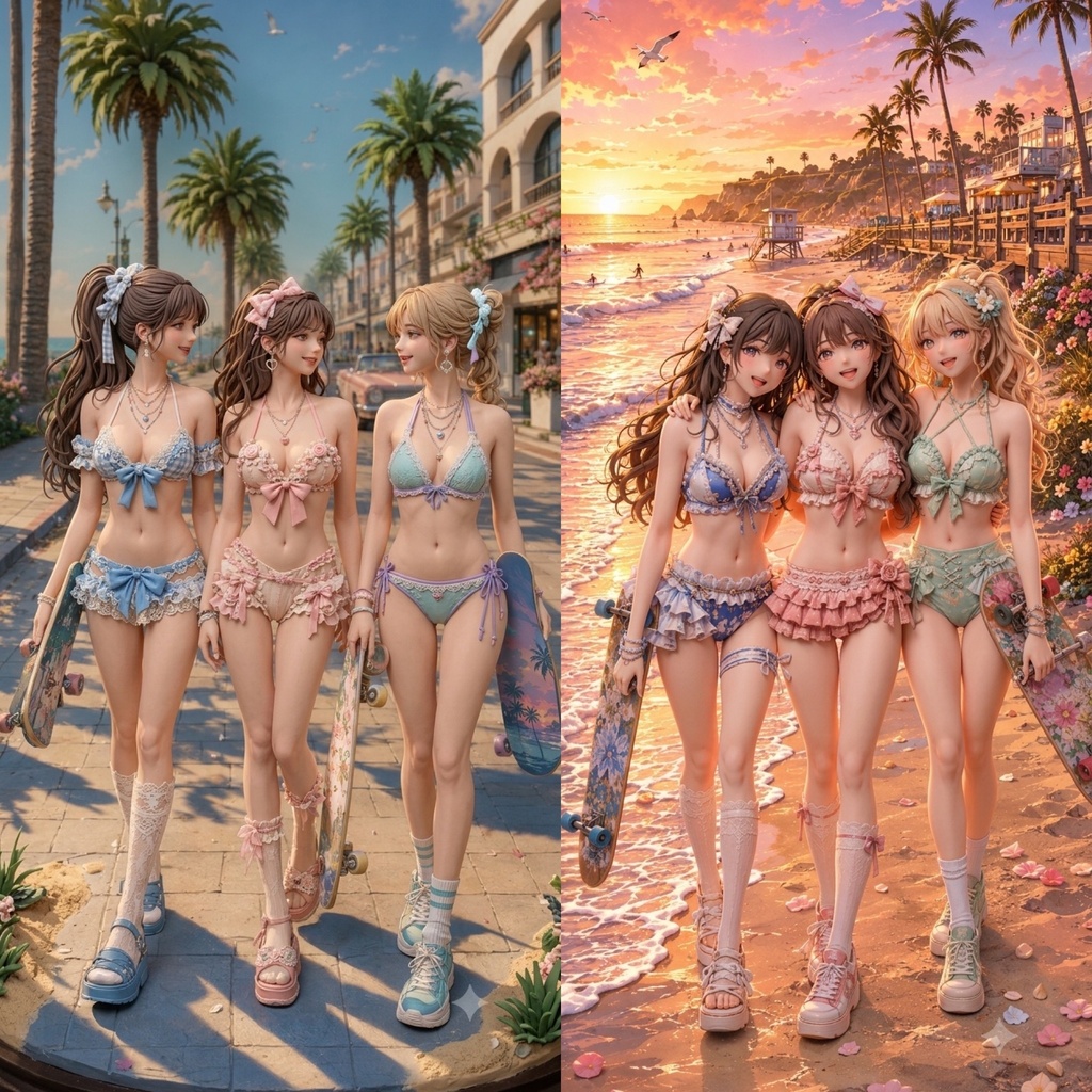 【AIイラストからリアルなクレイフィギュア画像&ショート動画を作る完全制作キット】