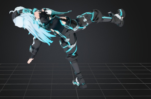 Anime Girl FBX to game or Vrm change
