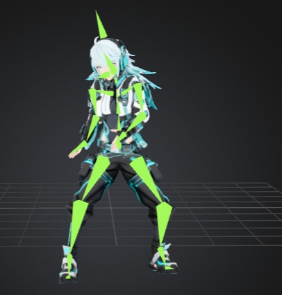 Anime Girl FBX to game or Vrm change