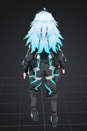 Anime Girl FBX to game or Vrm change