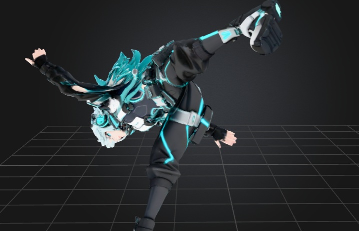 Anime Girl FBX to game or Vrm change