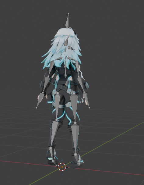 Anime Girl FBX to game or Vrm change