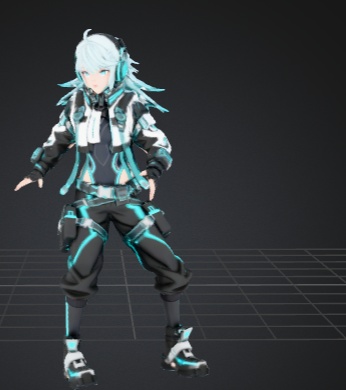 Anime Girl FBX to game or Vrm change