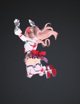FBX covert to VRM Anime Girl VR Skin 発売記念価格 350円(通常1190円)