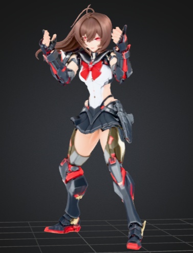 FBX covert to VRM Anime Girl VR Skin 発売記念価格 350円（通常1190円）