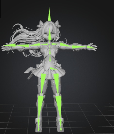FBX covert to VRM Anime Girl VR Skin 発売記念価格 350円(通常1190円)
