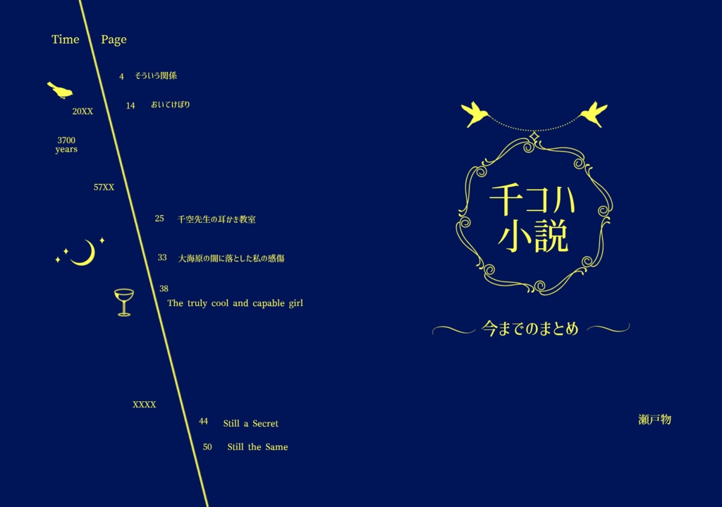 千コハ小説　今までのまとめ