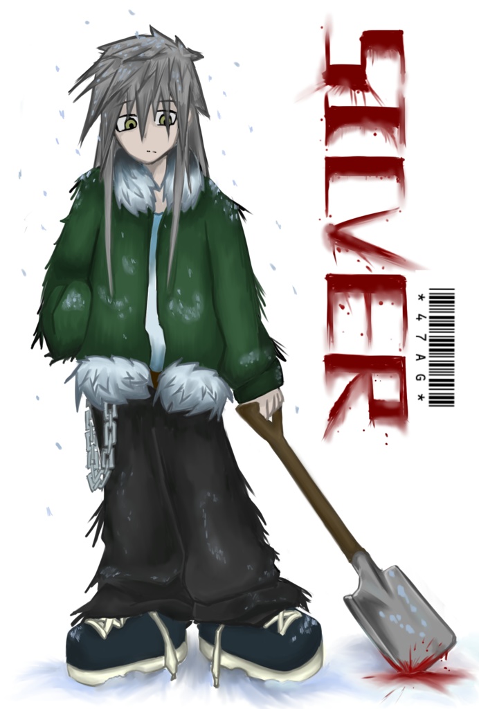 カード型ステッカー SILVER