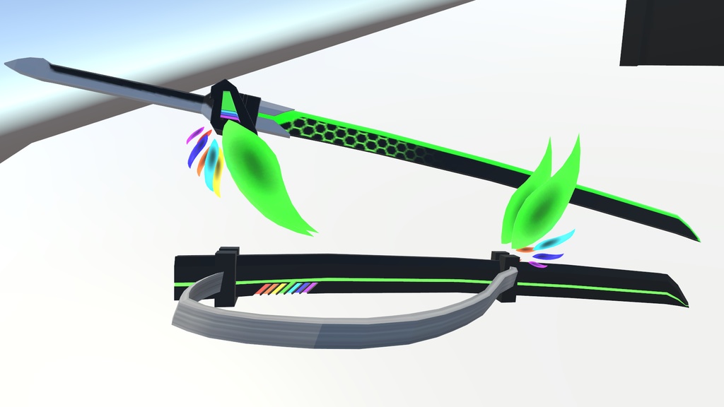電磁翼刀エルネグロウ【VRchat想定武器】(Xket2)