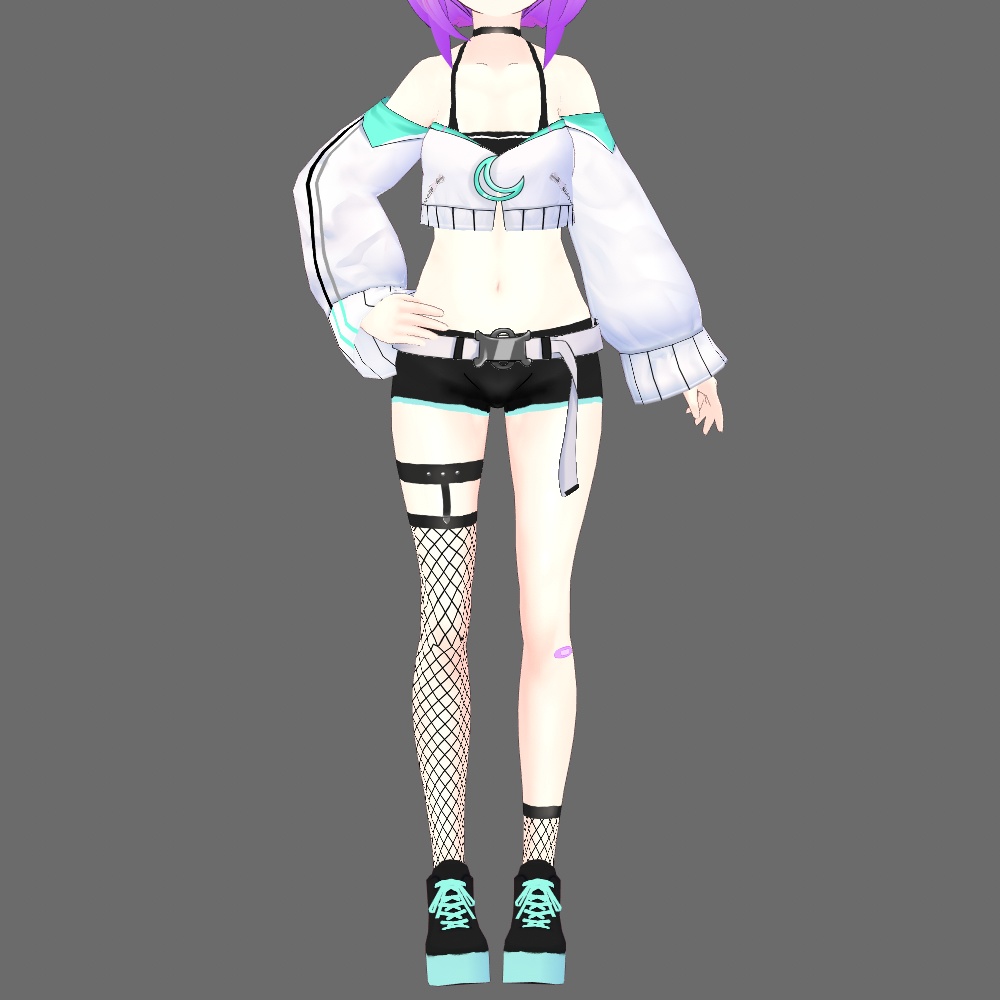 《VRoid》Tokoyami Towa Inspired Outfit 常闇トワインスピレーションを得た服