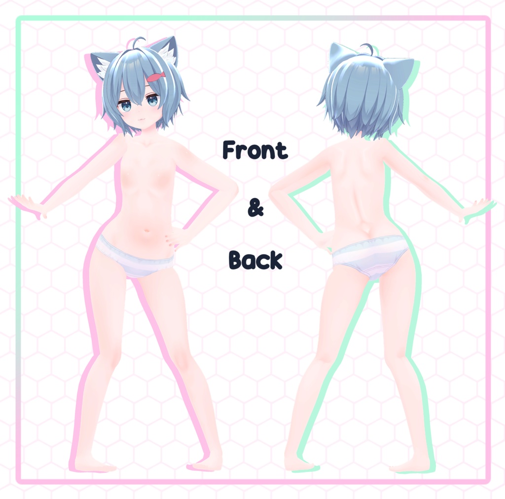 Rusk Soft Face And Body Skin Texture ラスク ぷにぷにおへそ 肌テクスチャ