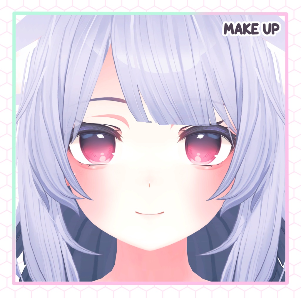 Kikyo Soft Face and Body Skin Texture 桔梗 ちゃんの柔らかい 肌とメイクのテクスチャ