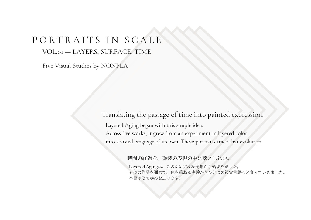 PORTRAITS IN SCALE ‐ VOL.01: LAYERS, SURFACE, TIME - Revised