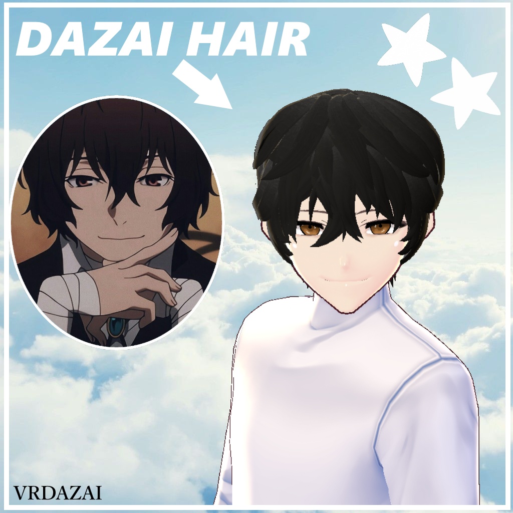 Male VROID Hair Preset / ショート男性ヘアー髪プリセット
