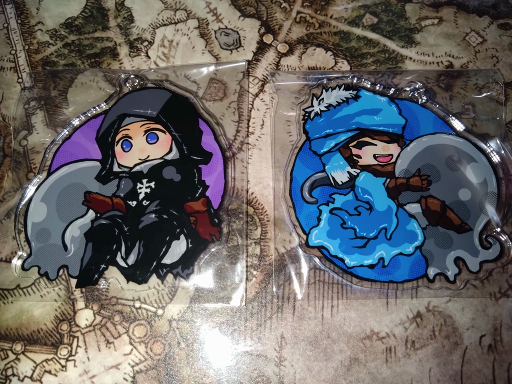 写褪アクリルキーホルダー