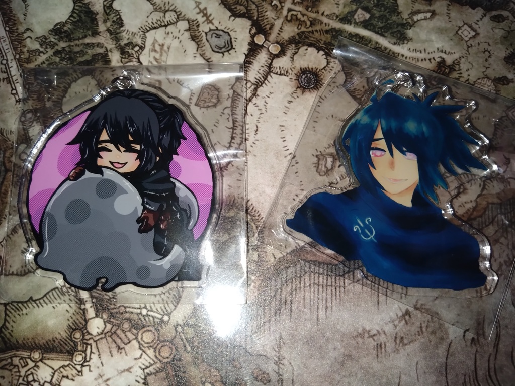 自写褪・自褪せ人アクリルキーホルダー