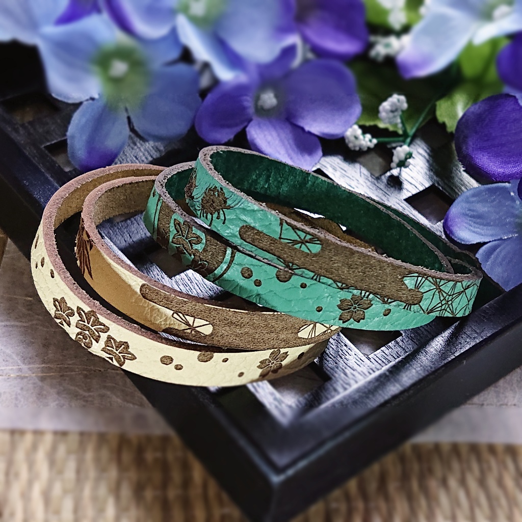 akashi-証- 刀剣男士イメージ本革ブレス