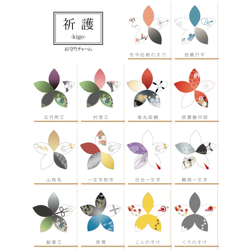 祈護-kigo- お守りチャーム