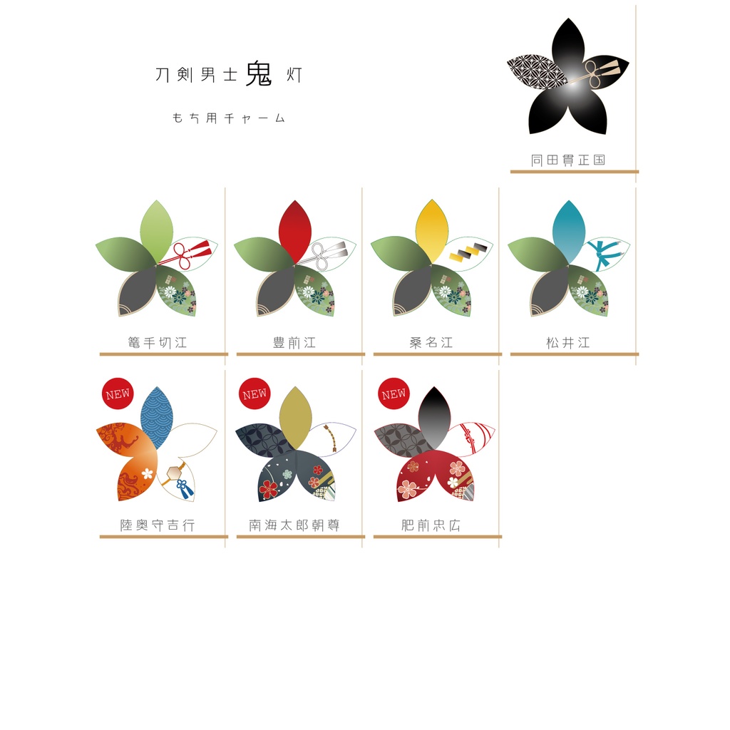 もちマス用 鬼灯チャーム 第三弾