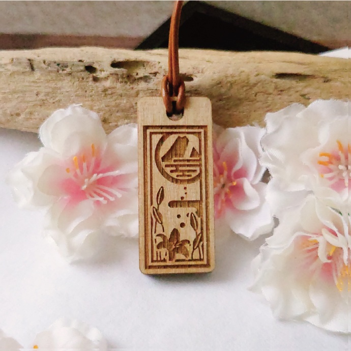 【予約頒布 12/12(金)19:00~12/14(日)23:59】木製千社札-参 san- 其の一