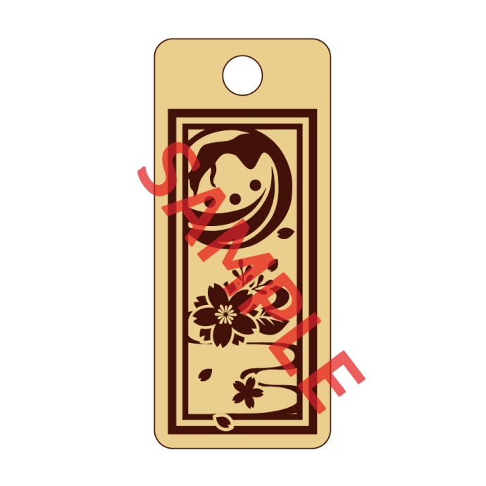 【最終頒布(在庫限り)】木製千社札-参 san- 其の一