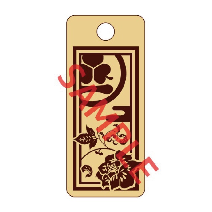 【予約頒布 12/12(金)19:00~12/14(日)23:59】木製千社札-参 san- 其の一