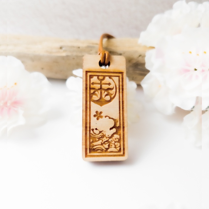 【予約頒布 12/12(金)19:00~12/14(日)23:59】木製千社札-参 san- 其の一