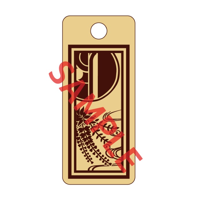 【予約頒布 12/12(金)19:00~12/14(日)23:59】木製千社札-参 san- 其の二