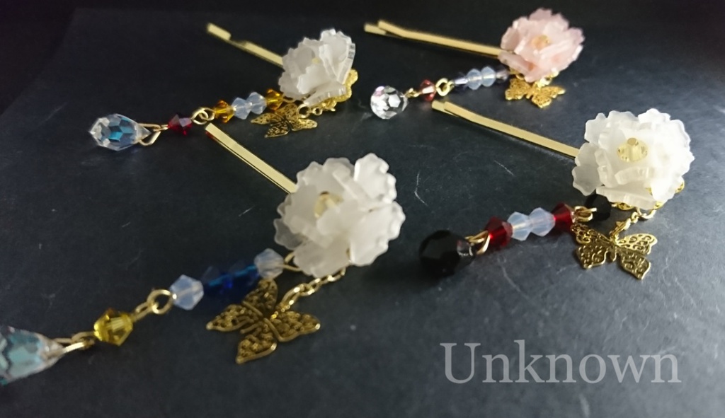 牡丹に蝶ヘアピン刀帳番号89～158