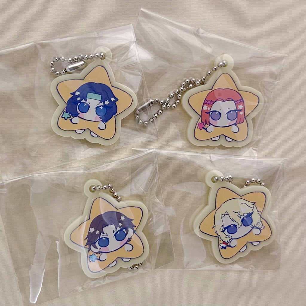 【星に願いを】 ちっちゃいお星さまデフォルメアクキー