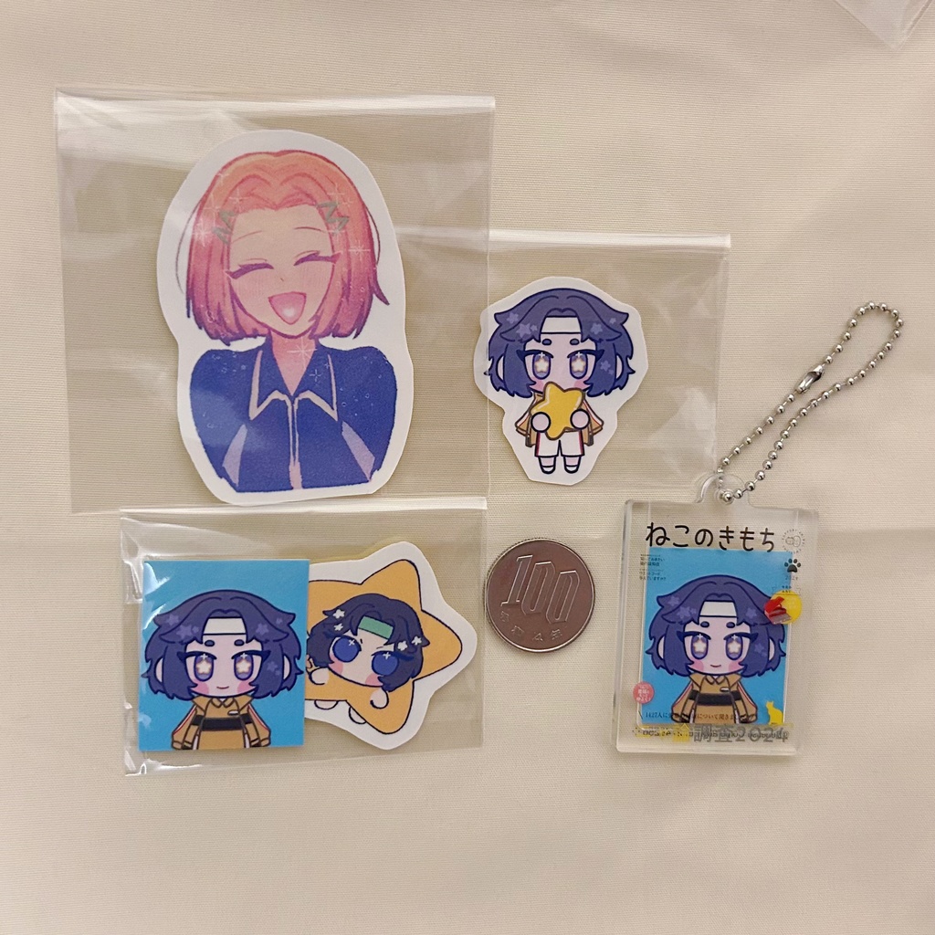 【星に願いを】ステッカー