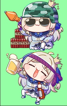 ロケラン＆飲酒スピナ ステッカー