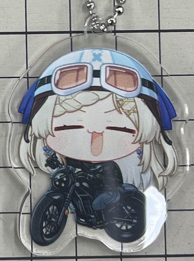 バイク黒色アクリルキーホルダー　※送料込み金額