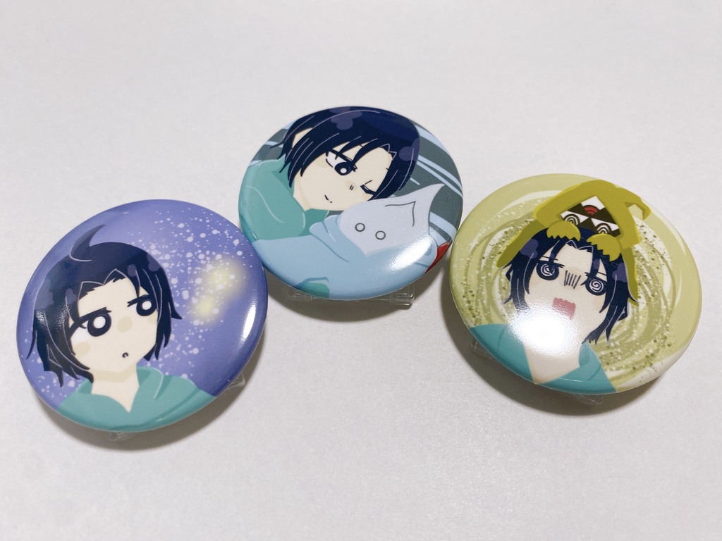 スタンド付き缶バッジ3種セット