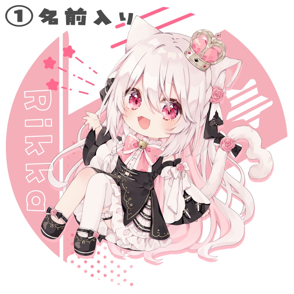 【新モデル記念グッズ】りっかの缶バッチ（全2種）
