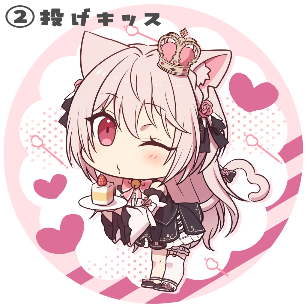 【新モデル記念グッズ】りっかの缶バッチ(全2種)