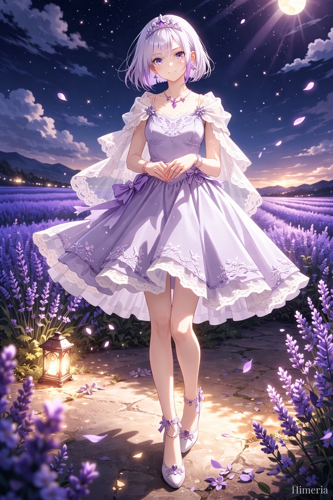 誕生石の姫 - Amethyst - 月光のラベンダー