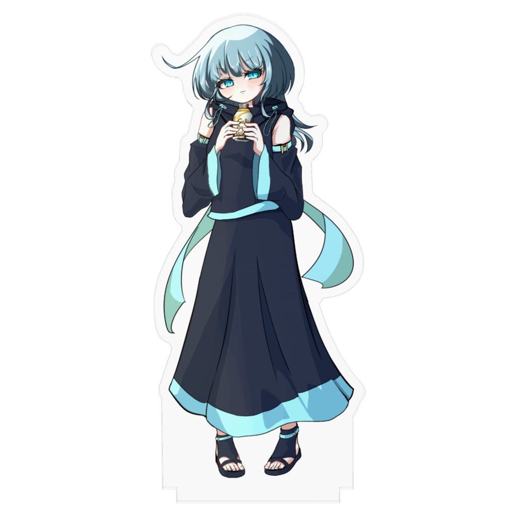 水嶋ななみアクリルスタンド「どこでも空き缶ソムリエ」