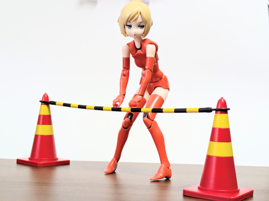 1/12 カラーコーン＆コーンバーセット 3Dモデル STLファイル(サポート付きあり)