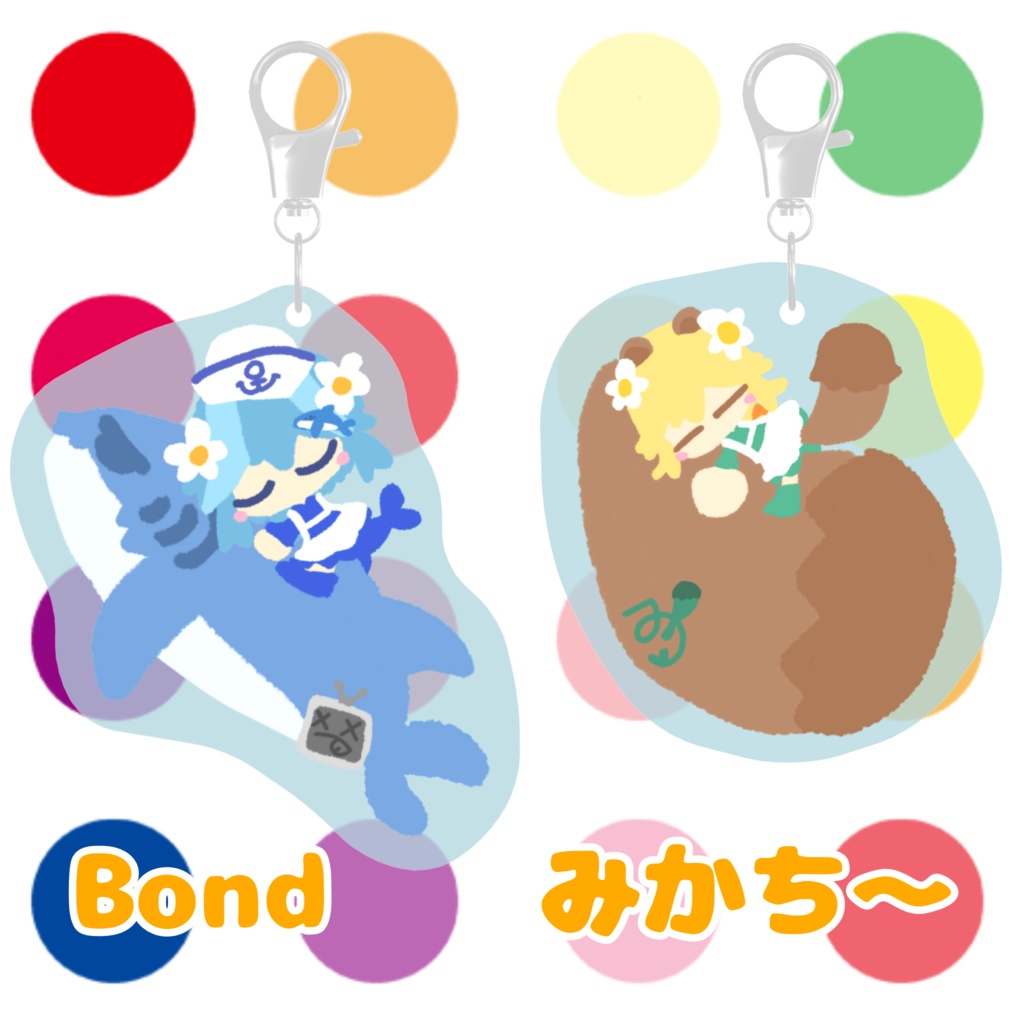 みなほし喫茶のむぎゅっとあくりるきーほるだあ ぼりゅーむ1っ(3Dモデル)