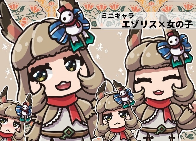 【Live2D】エゾリスの女の子セット【汎用モデル】