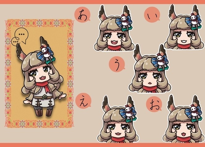 【Live2D】エゾリスの女の子セット【汎用モデル】