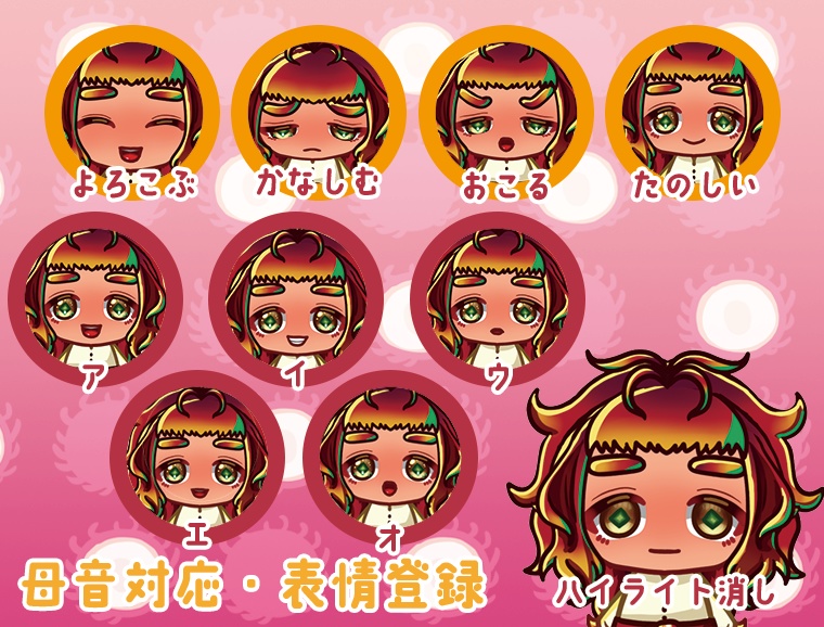 【Live2D】ランブータンの男の子デフォルメ【汎用モデル】