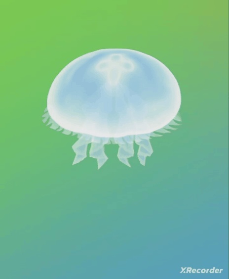 【Live2D】ふわふわクラゲ【汎用モデル】