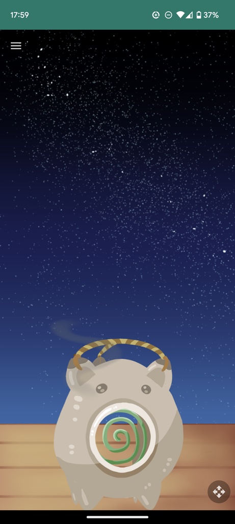 【Live2D】ぶたの蚊取り線香壁紙用【汎用モデル】