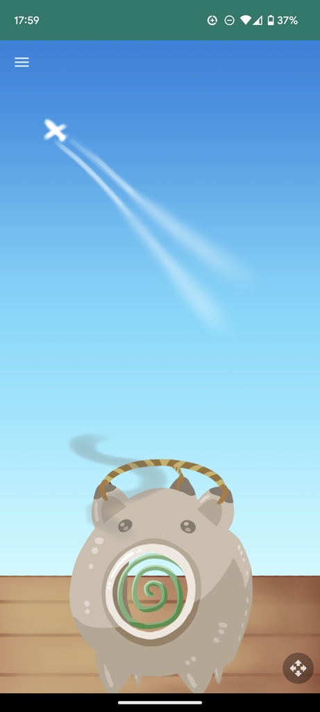 【Live2D】ぶたの蚊取り線香壁紙用【汎用モデル】