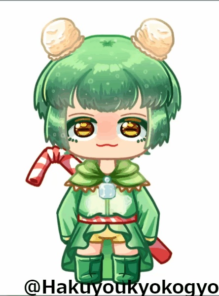 【Live2D】メロンフロートカエルの子【汎用モデル】