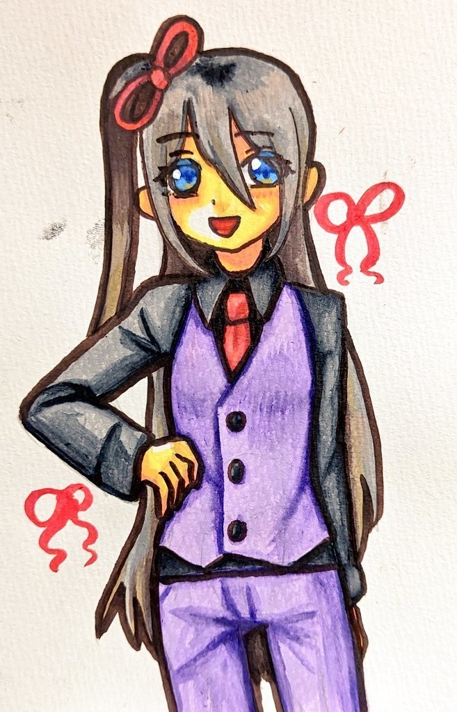 アクリルマーカーペンイラスト原画